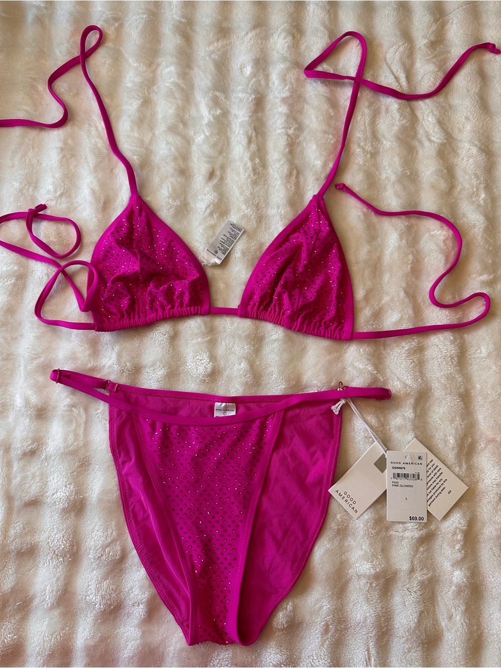 Good American Sequined Swim Set